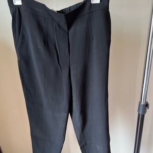 BABATON Aritzia Black Stretch Waist Jogger Style Trouser Dress Pants Size 8